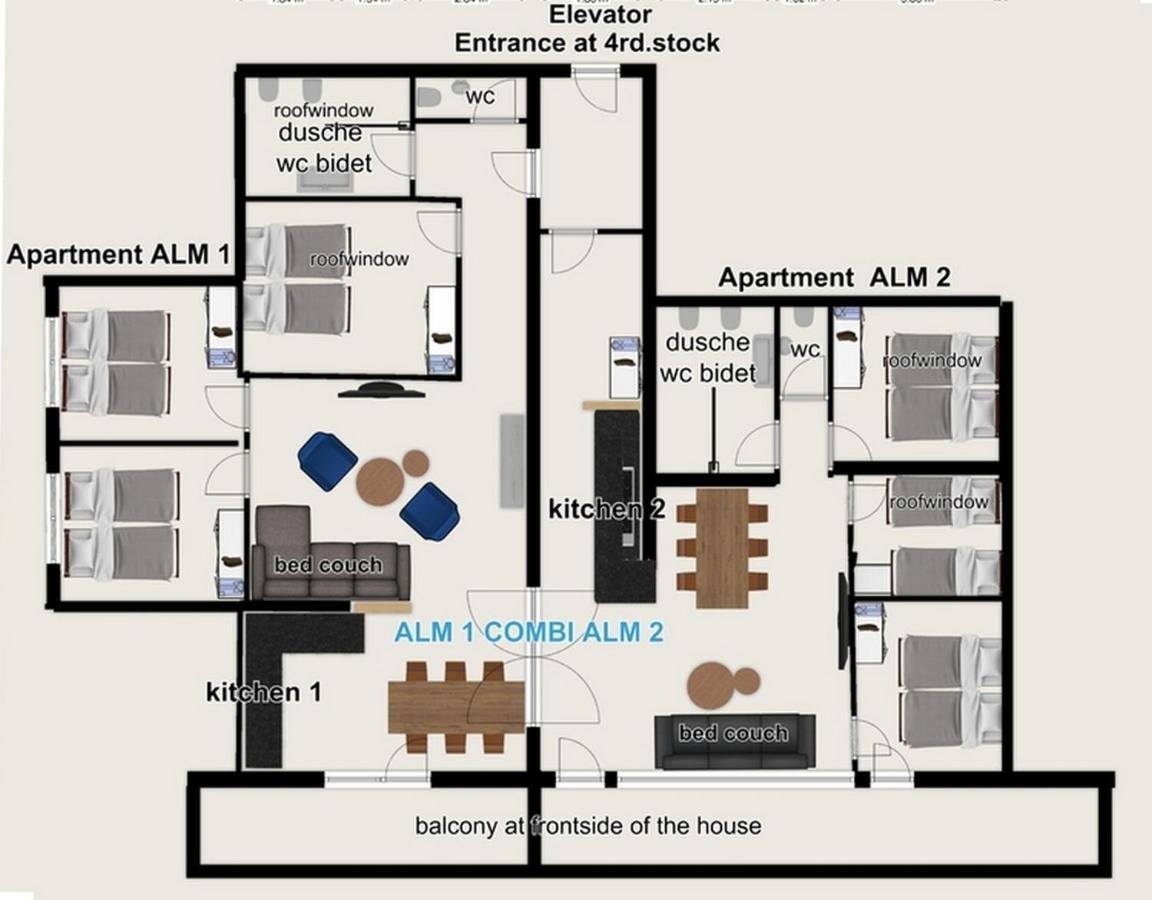 Alm Appartements Zellamsee Zell am See Exteriör bild
