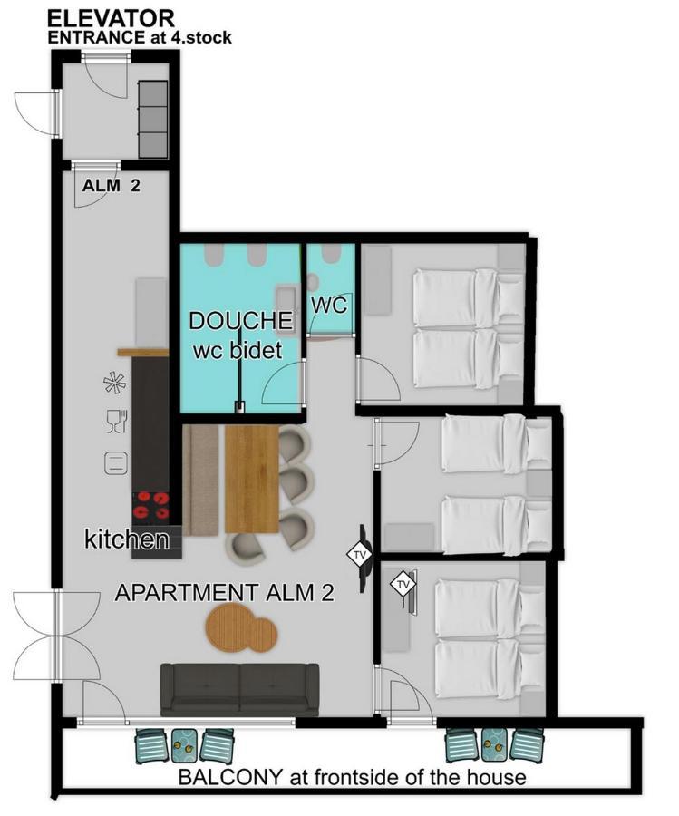 Alm Appartements Zellamsee Zell am See Exteriör bild